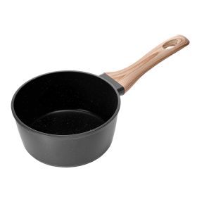 VEVOR 1.5 QT Saucepan, Nonstick Saucepan with Tempered Glass Lid, Multipurpose Cooking Sauce Pot with Detachable Handle